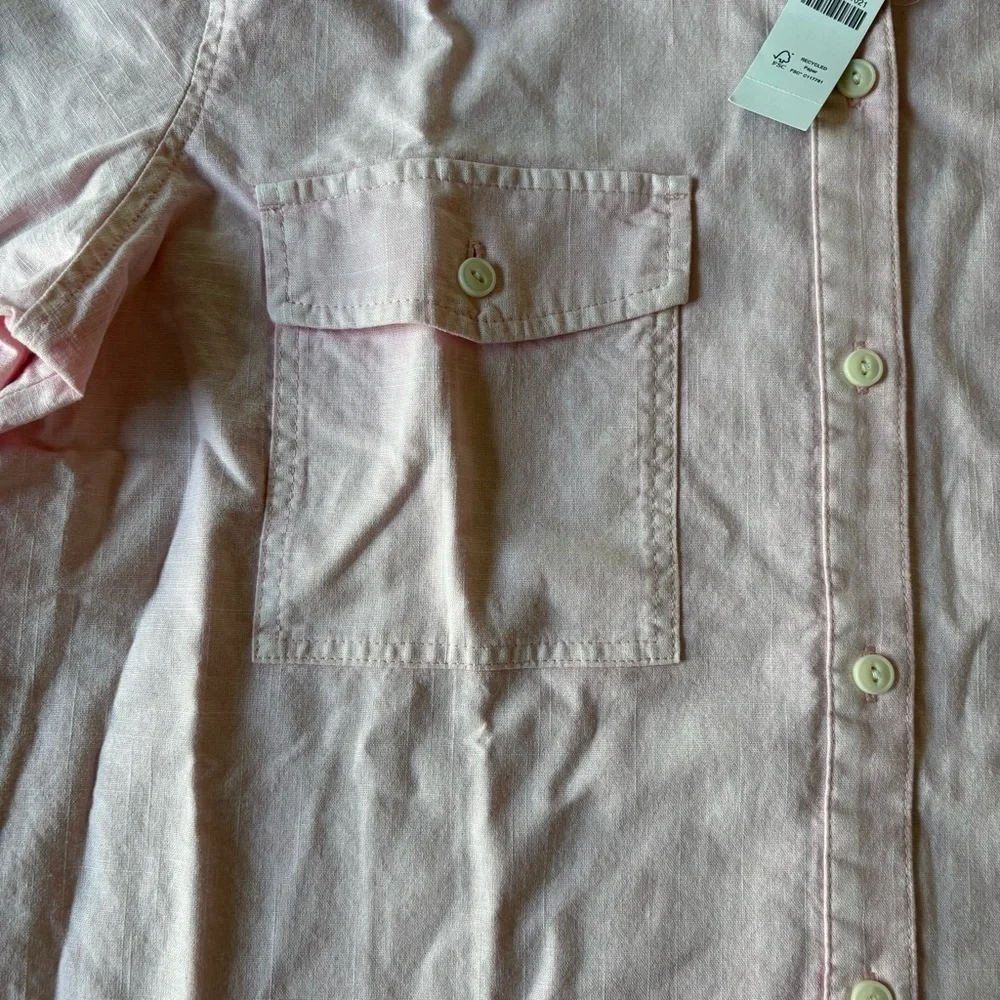 J. Crew Light Pink Kids Button-Down Shirt